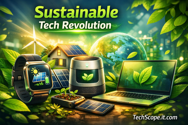 Eco-Friendly Gadgets 2026 showcasing sustainable smart devices for home and personal use