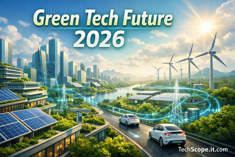 Green Technology 2026 powering clean energy, smart grids, and sustainable urban solutions