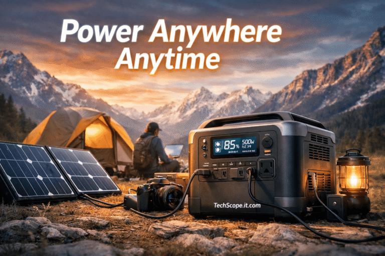 Portable Power Stations 2026 providing clean energy for camping, travel, and off-grid living